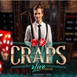 Live Craps online game logo by Evolution on lucky-hillscasino.ca