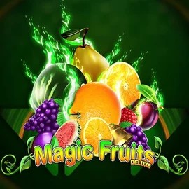 Magic Fruits Deluxe game by Wazdan – logo hosted on LuckyHills Casino