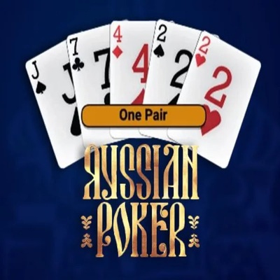Russian Poker casino game by OneTouch Games – featured logo at LuckyHills Casino