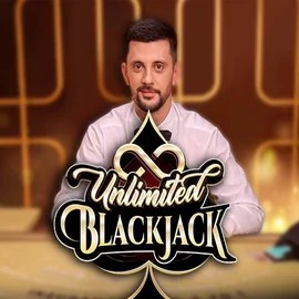 Unlimited Blackjack by Ezugi, showcased at lucky-hillscasino.ca – game logo